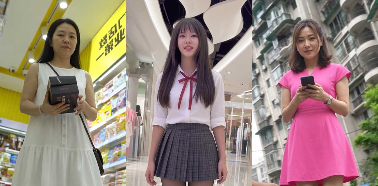 街拍抄底