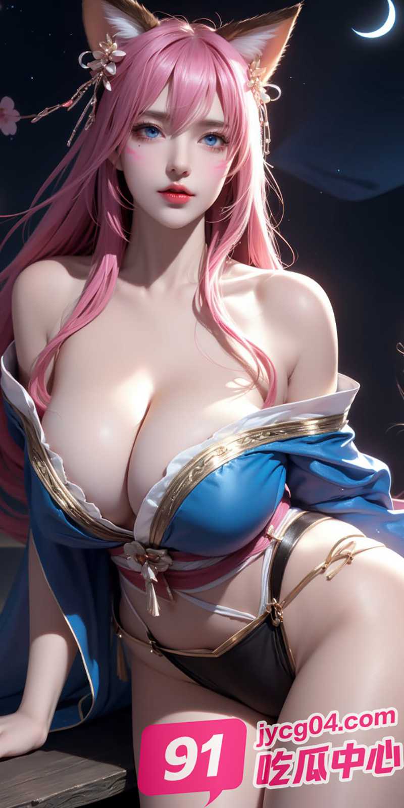 Ai美图王者荣耀妲己！狐耳狐尾时隐时现！轻纱盖不住火爆身材～ 配图8