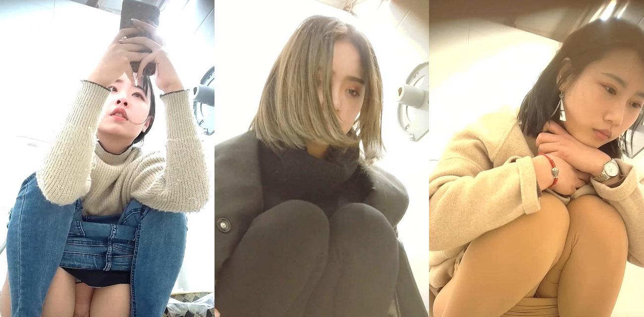 厕拍大神全新偷拍视角分享 美女上厕所的高清B脸同框画面被曝光