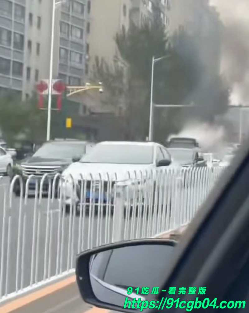 辽宁丹东元宝区金山大道 公交车突发起火 大量黑色浓烟 现场火光冲天 周边商户惊慌 安全隐患曝光