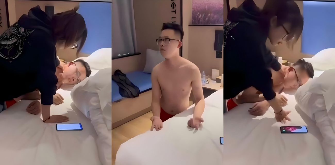 渣男出轨商K妹 被抓奸在床 彪悍原配锁喉扇脸 窝囊模样被全网鄙夷！