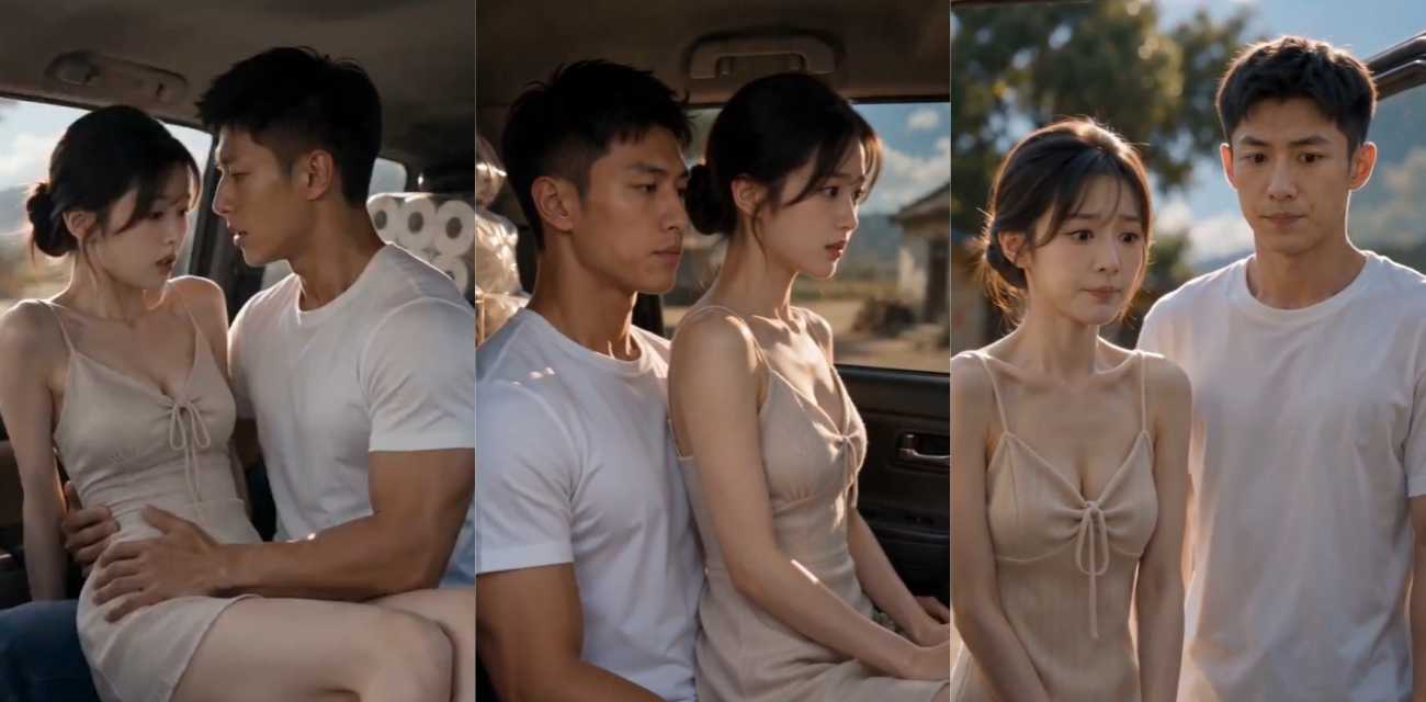 黄果AI短剧欲望公路第1至3集 年轻继母林晚晴车内被继子陈宇航强势插入 禁忌欲望彻底爆发