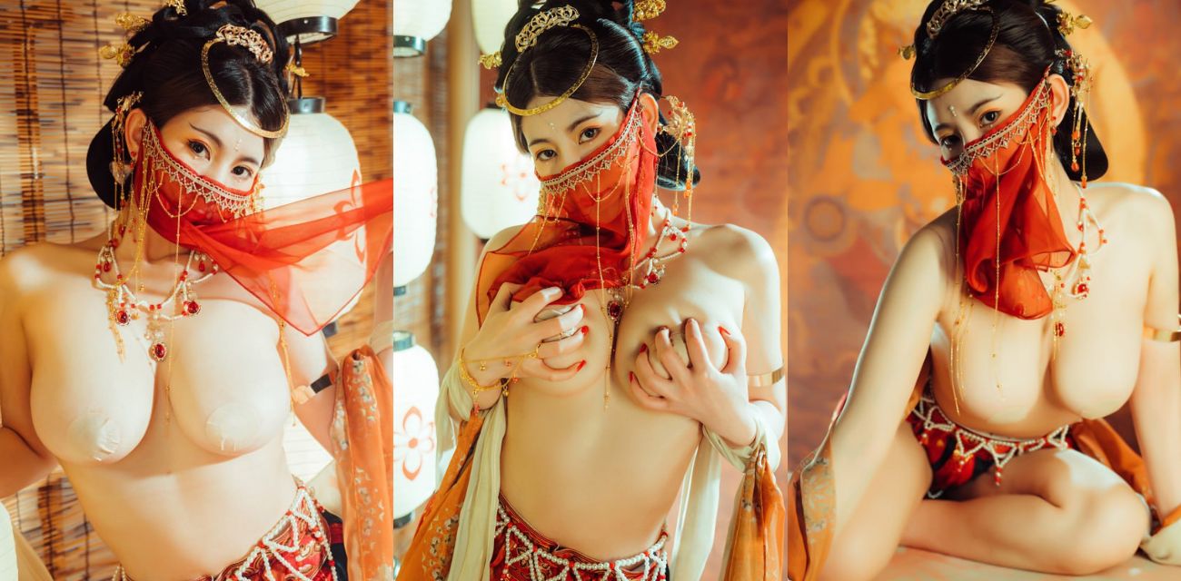 抖音福利姬星澜大尺度古风写真流出 身段妖艳肉感梦回敦煌 最新古风写真资源完整曝光！