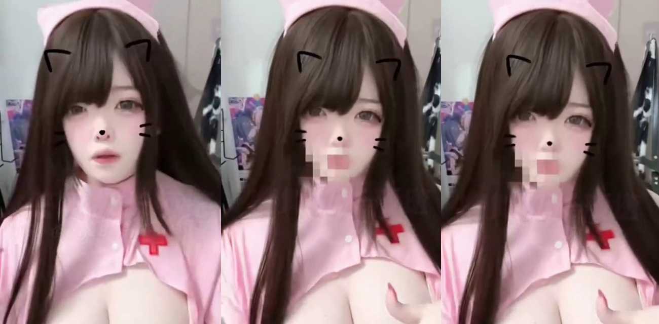 抖音巨乳网红Angelkawaii 猫耳自慰视频流出 白皙大奶狂揉浪叫嫩穴手指猛插！