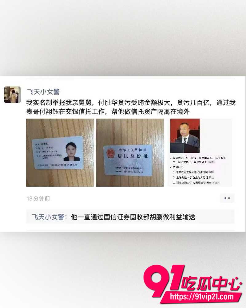 飞天小女警实名举报舅舅付胜华 9 飞天小女警实名举报舅舅付胜华 9
