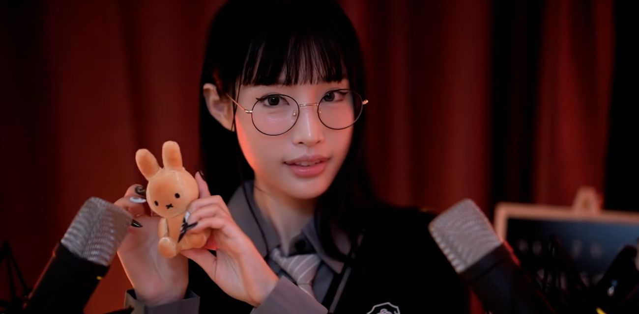 声控系列ASMR博主Crystal第一人称视角 韩语老师角色扮演帮你入眠