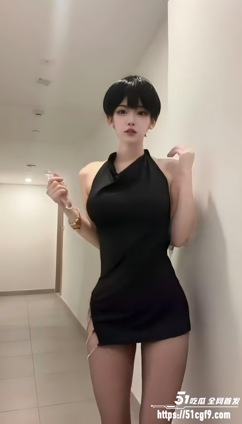 抖音短发假小子洋桔梗线下约炮05