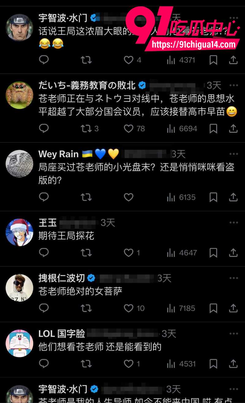 日本右翼网民骂苍井空老师就是一只中国狗7