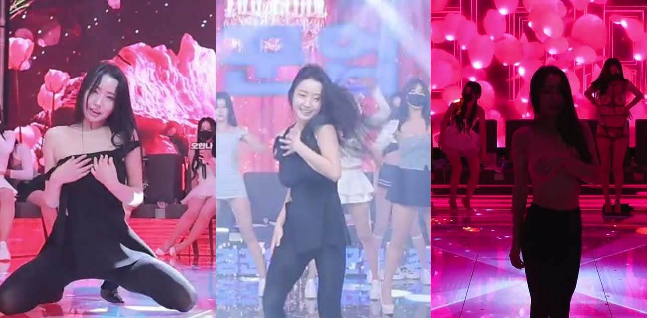BJ脱衣舞女团熊猫班顺徳 第一季第2集 舞台上跪姿疯狂扯衣露胸甩来甩去