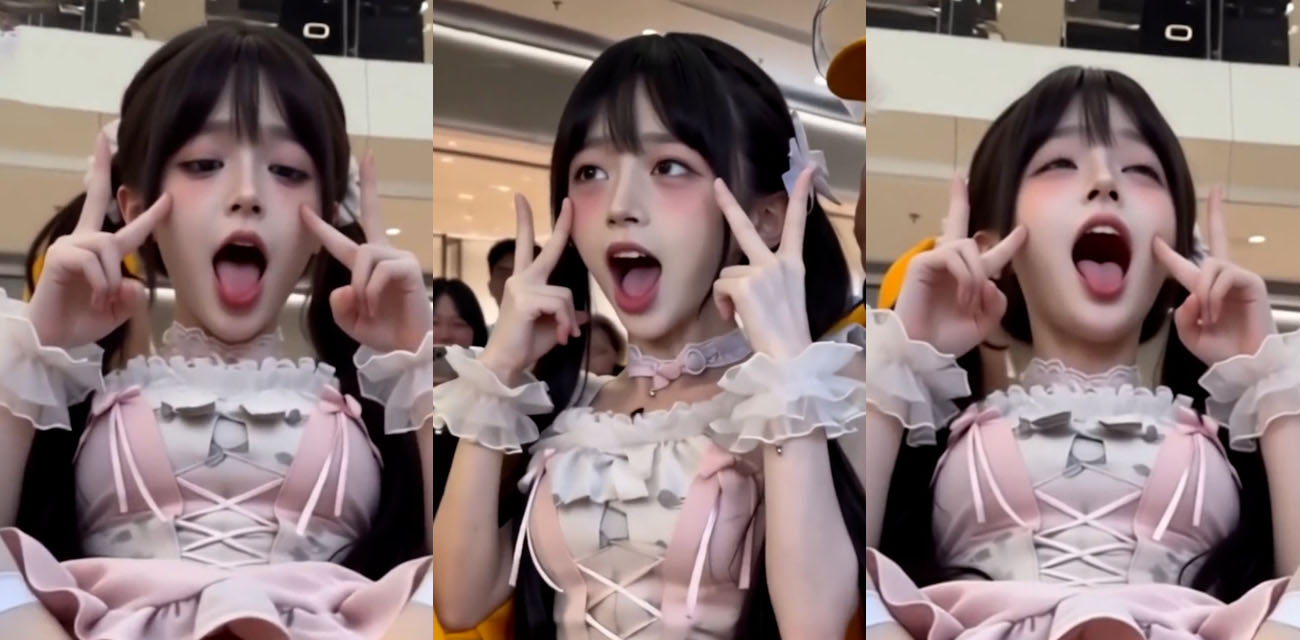 AI成人短剧萝莉的世界2喷水姬 商场公共场合跟外卖小哥多人群P 上演羞耻喷水play