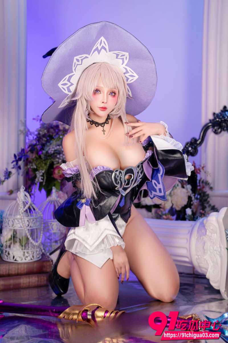 星穹铁道巨乳女神Sayo_Momo Cos大黑塔写真擦边惊天诱惑 丰满胸部修长身材扭动撩拨巨乳晃动羞涩放纵