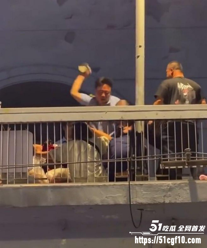 武汉天桥打人事件04