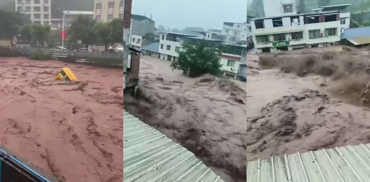 乐山马边彝族自治县暴雨引发山洪灾害8 乐山马边彝族自治县暴雨引发山洪灾害8