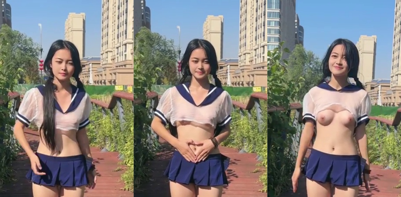 西萌工作室颜值学妹瑞瑞最新力作 公园户外全裸体操尬舞 露出白虎骚穴美乳