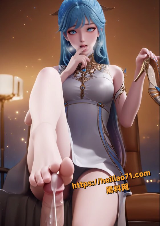 AI漫改绝世唐门 王冬儿 足交勾引后入打桩 绝美蓝发女神激情喷射