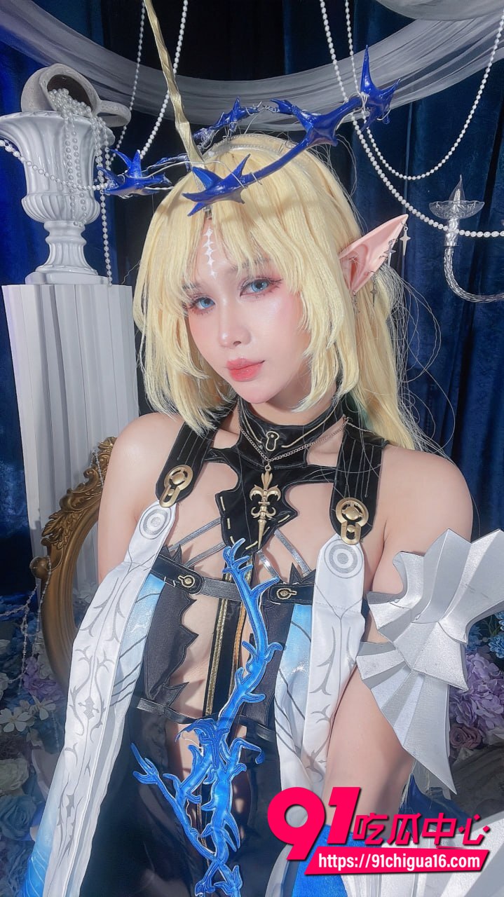 PyonLay鸣潮芙露德莉斯Cos写真 乳头小穴若隐若现勾人心神