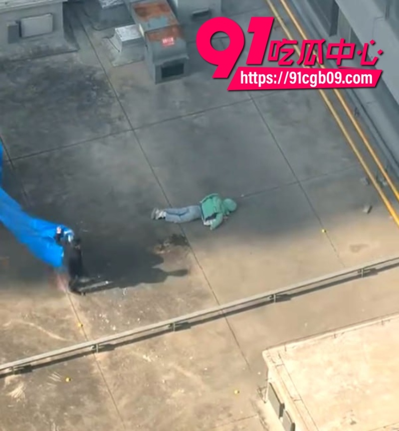 实拍跳楼！河北绿色外套少年高楼一跃坠亡全程7