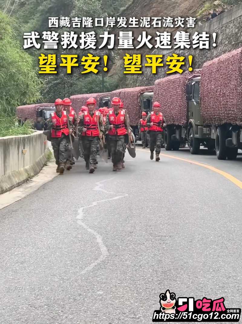 西藏泥石流现场视频01 西藏泥石流现场视频01