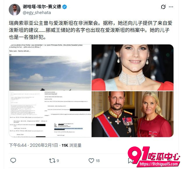 爱泼斯坦最新解密文件曝光4