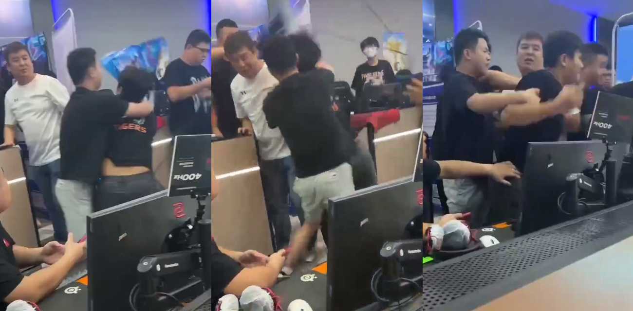 穿越火线百城联赛区域塞 TIGERS下线单挑 场面混乱看着好刺激！