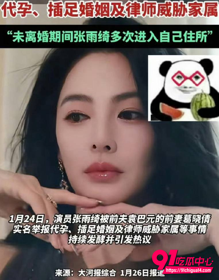 袁巴元曝光张雨绮出轨4