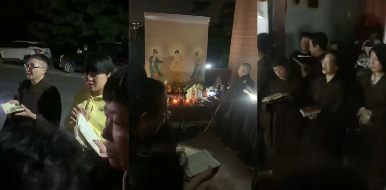 有什么说法吗？广东一老人穿红衣跑到邻居家自杀 全村停课做法事！