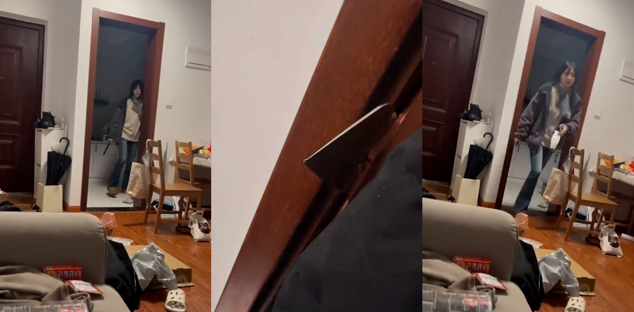 抖音男网红 文加乘 被网红前女友福黑持刀威胁 全网跪求的原视频曝光