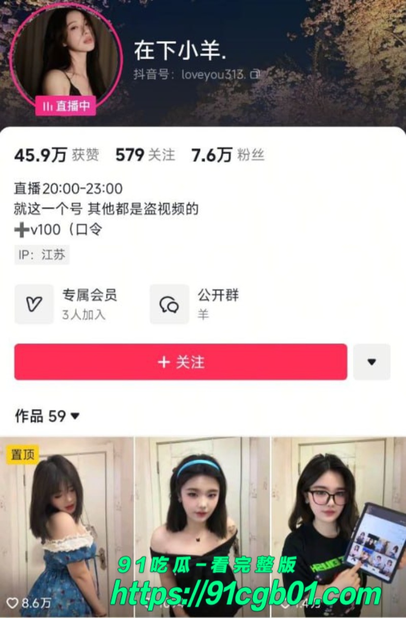 抖音推特福利姬在下小羊 自录肥鲍自慰视频 脸穴同框淫靡反差炸裂