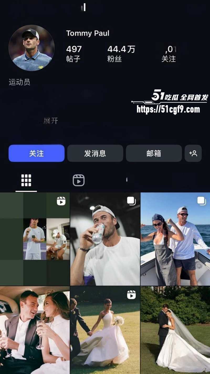 美国网球运动员汤米保罗迎娶佩吉洛伦泽01 美国网球运动员汤米保罗迎娶佩吉洛伦泽01