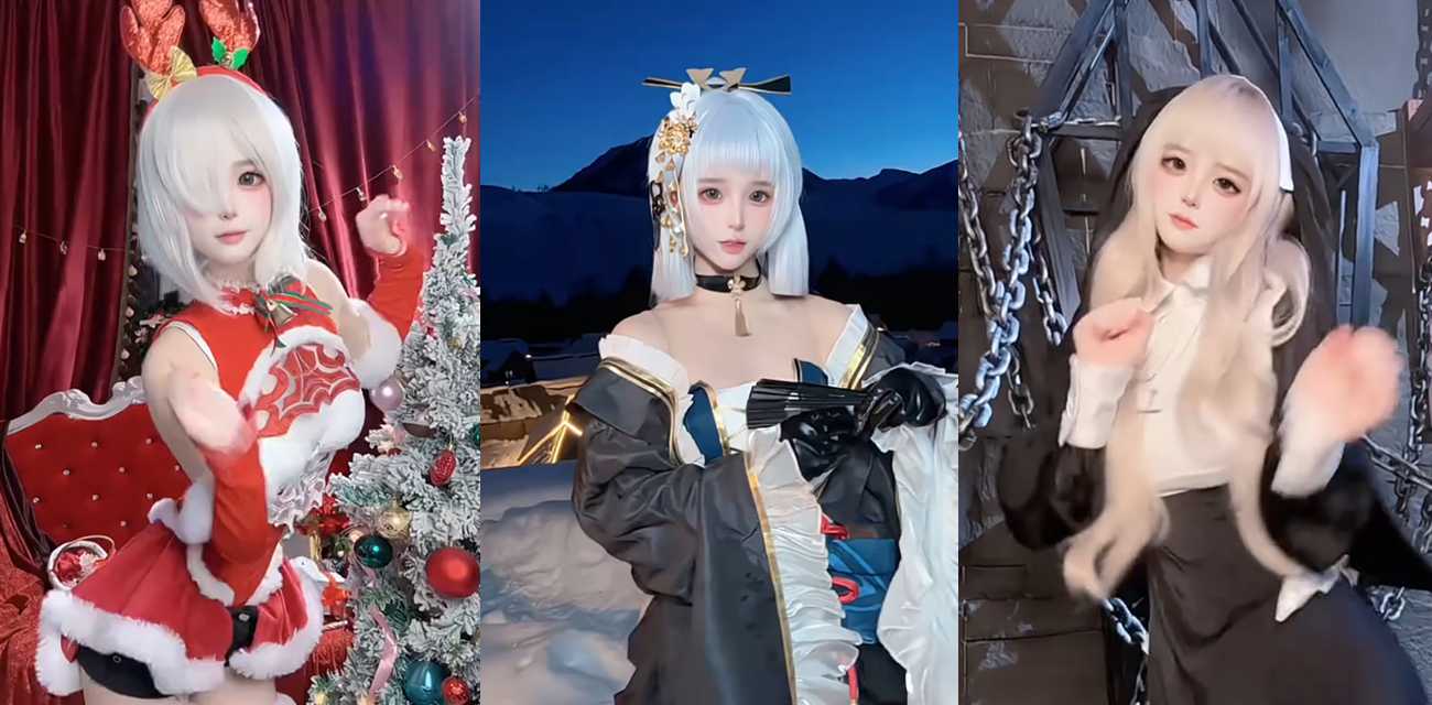 抖音二次元网红哈基咪 定制福利重磅流出 镜前展现完美身材极致色诱！