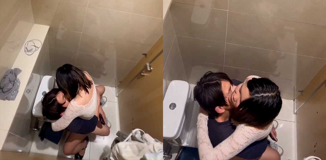 杭州地铁站男厕情侣打炮 公厕隔间偷拍视频曝光 闻着臭味还开干有多饥渴