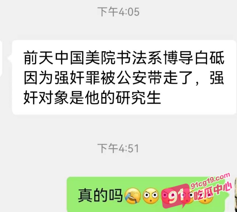 中国美院书法系博导 赵爱民 强奸女研究员 马敏蔚 举报视频泄露 目前已被警方带走 配图4