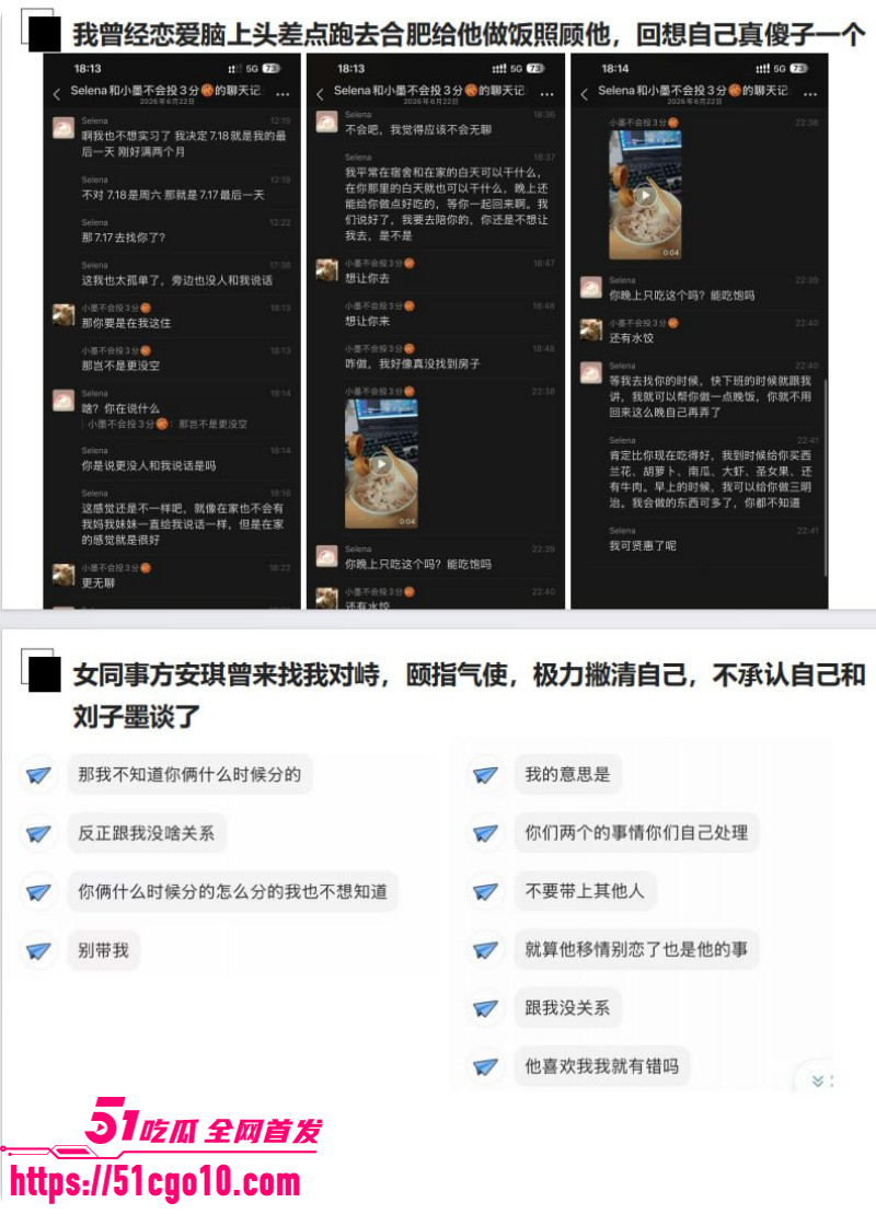 长鑫存储员工刘子墨异地恋出轨020