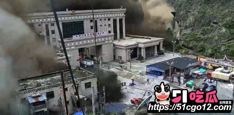 西藏泥石流现场视频08 西藏泥石流现场视频08