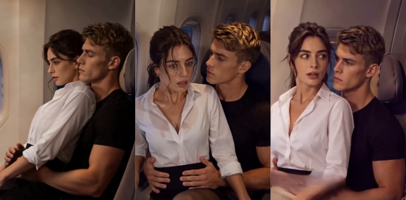 AI成人短剧飞往洛杉矶的航班 羞耻游戏在万米高空上演 白衬衫女神被小叔干到高潮