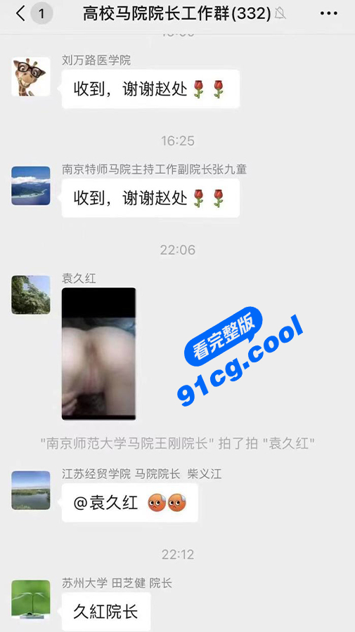 东南大学院长袁久红 淫秽曝光工作丢失 院长惹得家属区各方自查家妻 多位情妇曝光