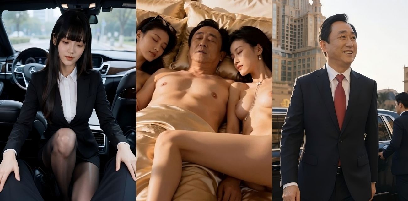 51魔改短剧 体验许家印的一天 睁眼便是左拥右抱 性感女秘书跪舔侍奉！