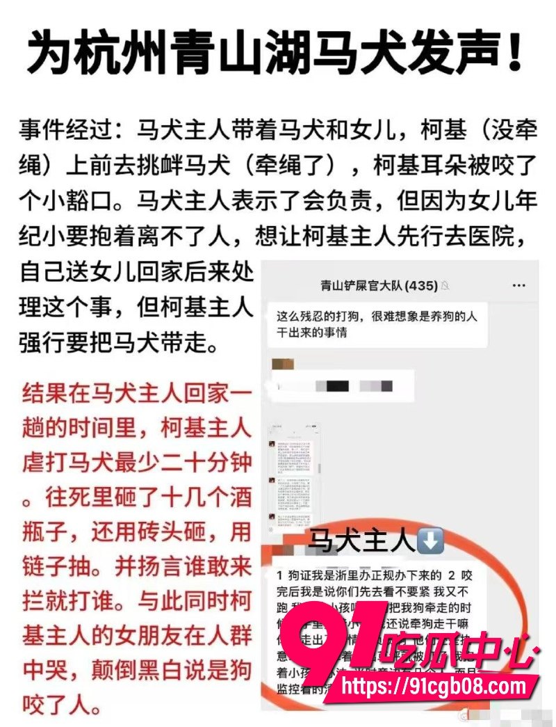 浙江 网友发视频：一男子当街用酒瓶和砖头疯狂打砸一只狗4